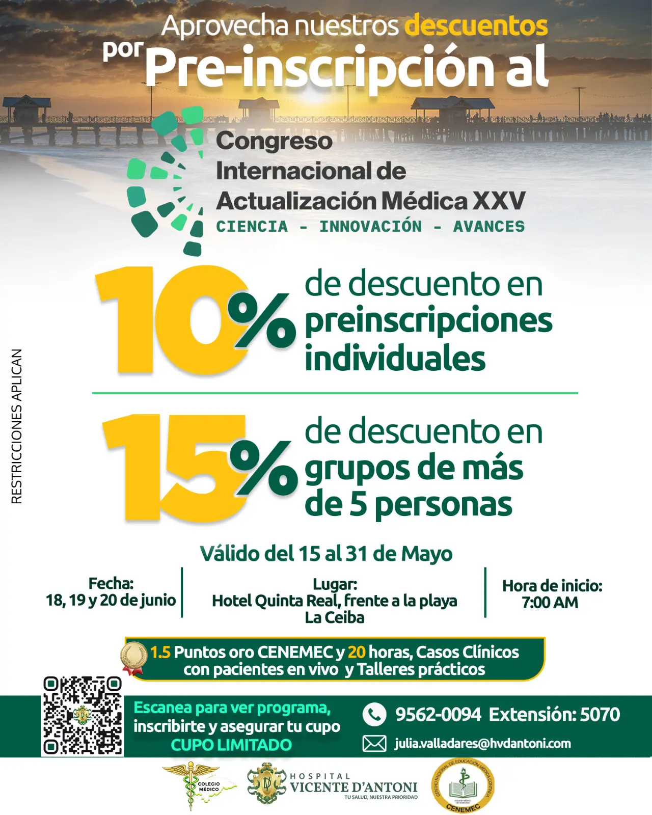 Descuentos CIAM XXV