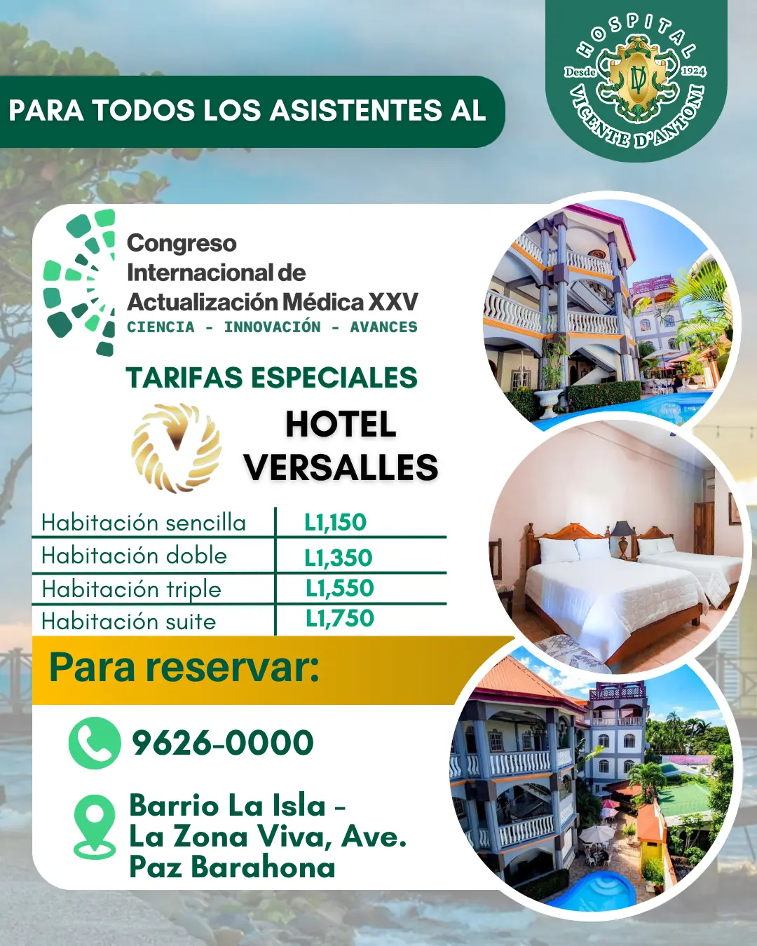 CIAM XXV Descuento Hotel Versalles